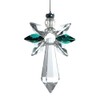 Crystals lucky crystal angel, Crystal, emerald, 19,4 x 3,5 x