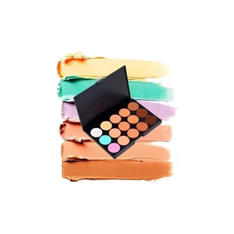 Paleta Makeup Revolution 15 Correctores Faciales Hipoalergénicos