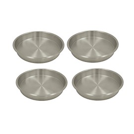 Bayou Aluminum Crawfish Crayfish Seafood Serving Pan Tray (Set of 4) for All Occasions Can Also be Used as Smoker Water Pan