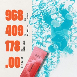 Keto Chow SALTT Electrolytes Powder Packets, Cherry Chill (30 Hydration Packets) - Magnesium, Potassium, Sodium, Trace Minerals - Vegan, Gluten Free, Sugar Free - Travel Essentials - Made in USA