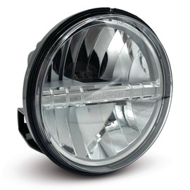 Tiger Lights TL5130 LED Round Headlight Compatible With/Replacement For Kubota 3Y205-75712 3.080 Amps, Driving Light Pattern, 2200 Lumens, 6" OD, 12-24 Volt, 37 Watt, 4 3/8" Height