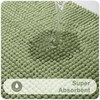 smiry Non Slip Chenille Bath Mat, 50 x 80 cm,