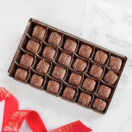 Milk Chocolate Sea Salt Caramels | River Street Sweets