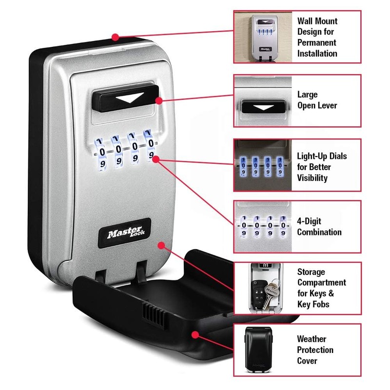 Master Lock 5425D Set Your Own Combination Wall Mount Lock