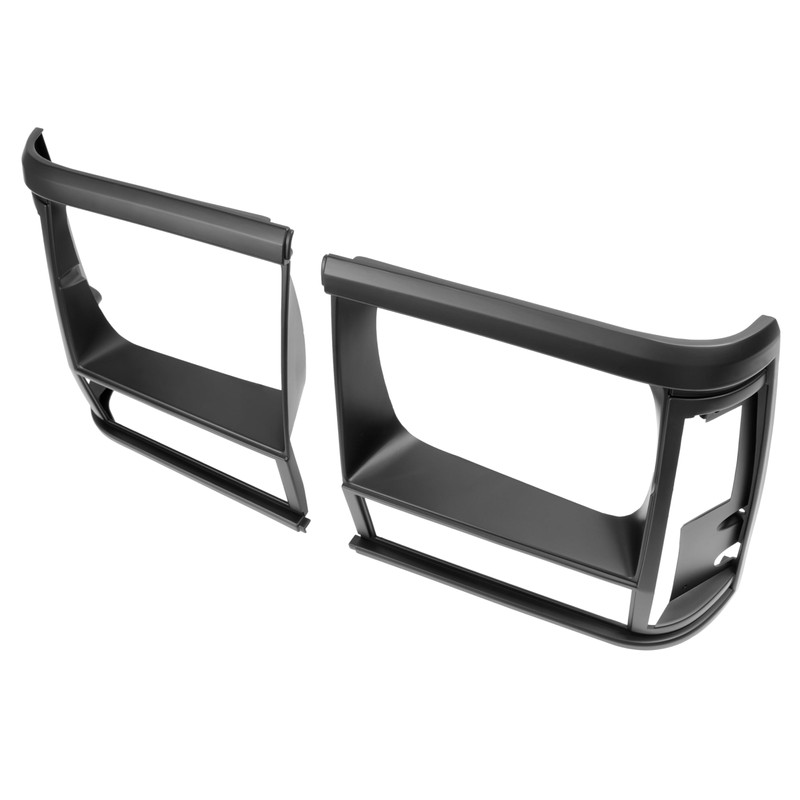HECASA Pair Headlight Bezels Compatible with 1991-1996 Jeep Cherokee 1991-1992