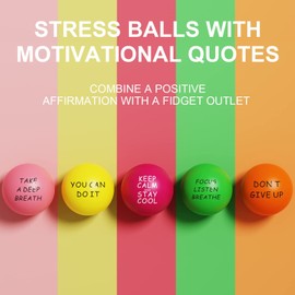 Hand Therapy Stress Balls for Grip & Muscle Strength – Stress Relief, Rehabilitation, and Moderate Strength Training – Compact & Portable