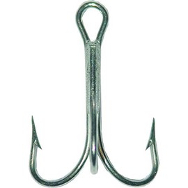 Mustad 3549D Classic Treble Standard Strength Duratin Hook (25-Pack)