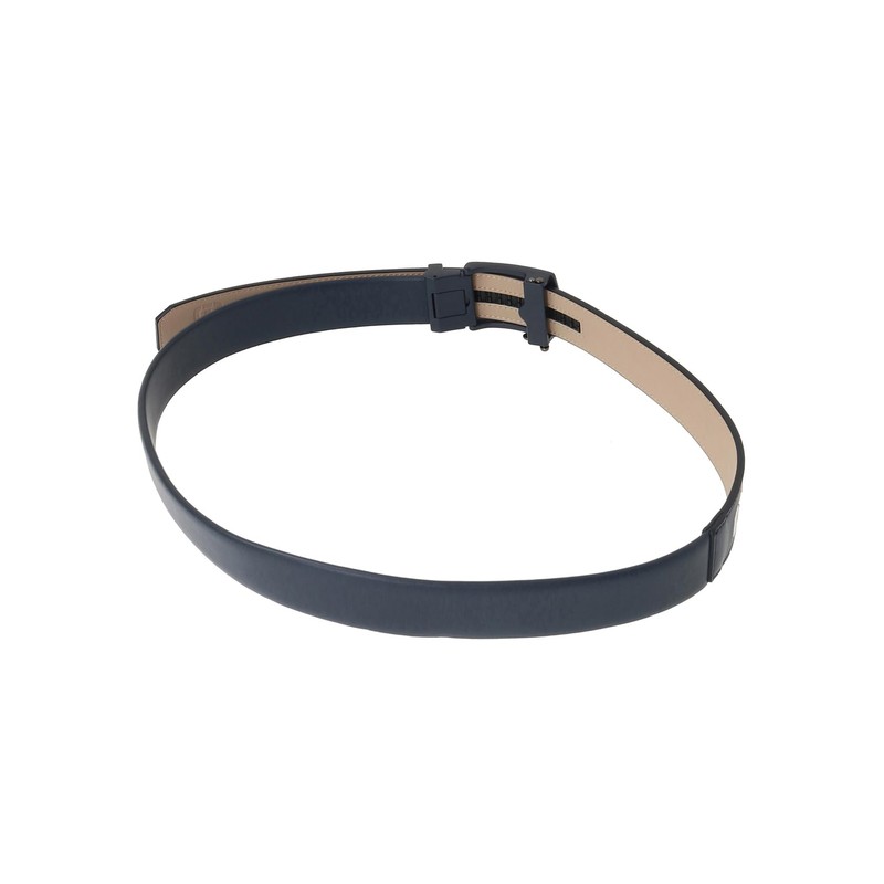 Travis Machu 7AK080 4NAV_Navy OS Men's Serration Belt (Sliding/Adjustable Size)