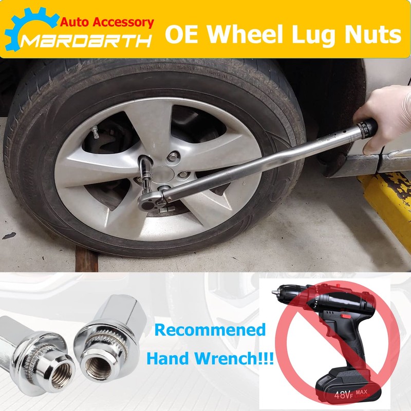 Set of 20, 14x1.5mm OEM Style Factory 1.80 Inch 7/8