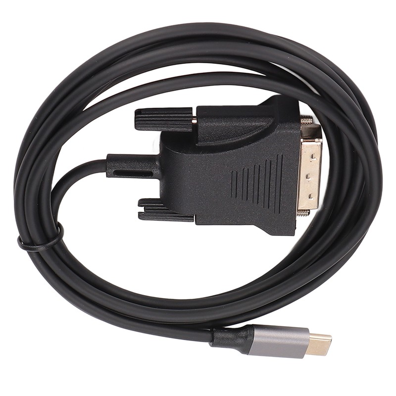 USB C 3.1 to DVI Cable 190cm/74.8in Clear Stable Type