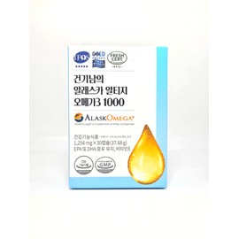 Geongi Nam's Alaska Altige Omega 3 1000 1256mg x 30 capsules 1 unit / 건기남의 알래스카 알티지 오메가3 1000 1256mg x 30캡슐 1개