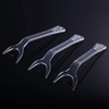 MIBICIRI 2Pcs Dental Photography Retractors,Clear Orthodontic Lip Retractor (Large)