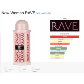 Lattafa Rave NOW Women EDP - 100ml (3.4oz) long lasting Women‚Äôs Vanilla and Floral Perfume Scent Scented i got you  vanilla