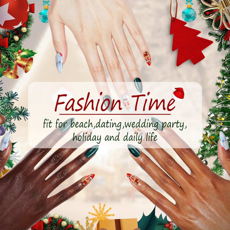 Christmas Nail Tip False Nail False Nail Nail Japanese Style