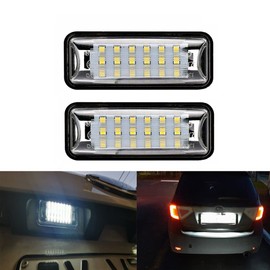 SUBARU / TOYOTA Compatible LED License Lamp License Plate Light 18 LED Super White Genuine Replacement Light Unit Subaru BRZ ZC6 Impreza GJ/GP XV Forester SJ Legacy B4 BM Levogue VM4/VMG FT86 GT86