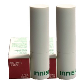 Innisfree Airy Matte Lipstick 5 Pink Cream x2 / 이니스프리 에어리 매트 립스틱 5 핑크크림 x2개