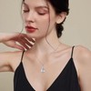 YFN 925 Sterling Silver Teardrop Urn Necklace - Memorial Keepsake