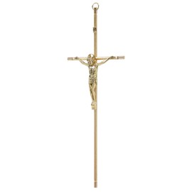 Jorvina Cruces/Cristo No.16 Dorado con Aureola