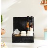 Woodluv Storage Boxes with lid, Storage Baskets Woven storage baskets