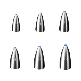 AIMALL Bullet Fishing Weights Alloy Steel Fast Sinking Lead-Free Soft Core Bullet Weights for Texas Rig Carolina Rig Bass Fishing