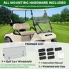 Cartalia Golf Cart Foldable Windshield 3/16" (5MM) Only Fits Club