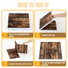 Hahafelt Felt Wood Grain Dart Board Wall Protectors Square Dart