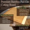 BambooMN Universal Premium Pull Out Cutting Boards - Under Counter