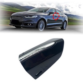 Gztoyu Door Handle Key Bezel Cover Cap Front Left Exterior Compatible with Ford Fusion 2013-2020 | Edge 2015-2020 DS7Z 54218A15-DC (Black)