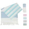 Winthome Beach Towel Soft Beach Towel Bamboo Cotton Lightweight Space