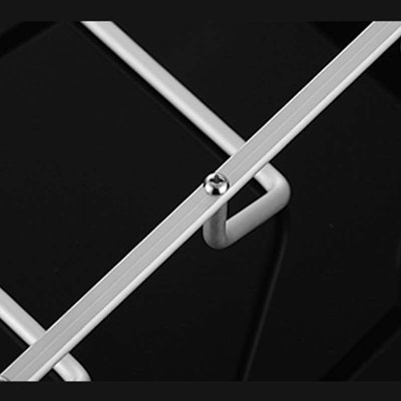 Pot Lid Holder Drilling Free Wall Mounted Space Saving Aluminium