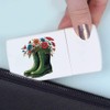'Green Wellies with Flowers' Pill Box with Tablet Splitter (PI00031164)