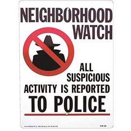 Sign HW-28 Neighborhood Watch 12" X 18" Aluminum Street Sign