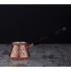 DEMMEX Thickest Copper Turkish Greek Arabic Coffee Pot, Stovetop Coffee