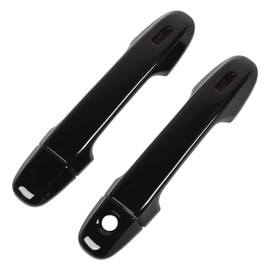 Acouto Exterior Door Handle Covers & Lock Covers, Black, Modern, Pull Handle, Ambidextrous, ABS, ABS, 2 Count, GR86 2012-2021, 2012-2021