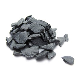Natural Slate Stone - 1/4 to 1/2 inch Slate Gravel for Aquascaping Aquariums, Miniature or Fairy Garden, Aquarium, Model Railroad & Wargaming (1)