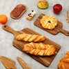 Vesici 24 Pcs Acacia Wood Cutting Board 17 x 7