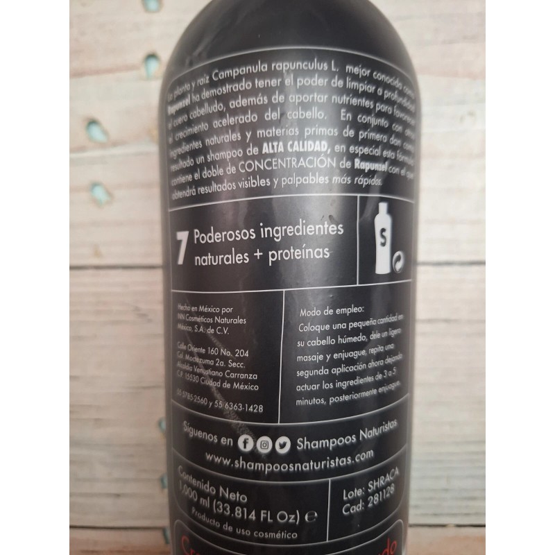 Rapuzel Shampoo Rapunzel Fast Growth Hair Crecimiento Acelerado Original 1