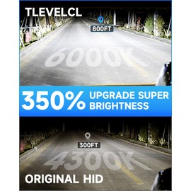 TLEVELCL Fit for Lexus RX330 RX350 RX400H LS430 HID Xenon Headlight Bulbs