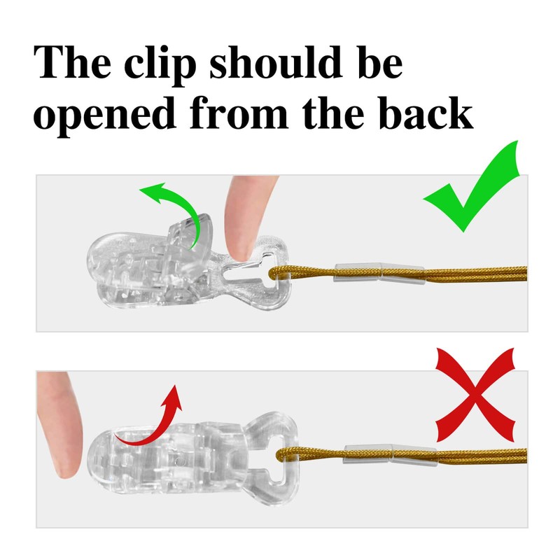 Hearing Aid Clip for Seniors Adults - Anti-Lost Lanyard Protector