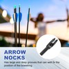 PATIKIL Archery Arrows Nocks 4.2mm, 30 Pack Plastic Insert Arrow