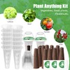 Hydroponics Seed Pod Kit 24 Grow Sponges, 24 Pod Labels,