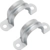 JDHGSHL 3 Inch Reinforced Rigid Pipe Strap, 2 Holes U