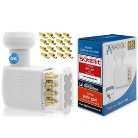 Anadol Gold Line LNB 0.1 dB Including Gold-Plated F-Connector