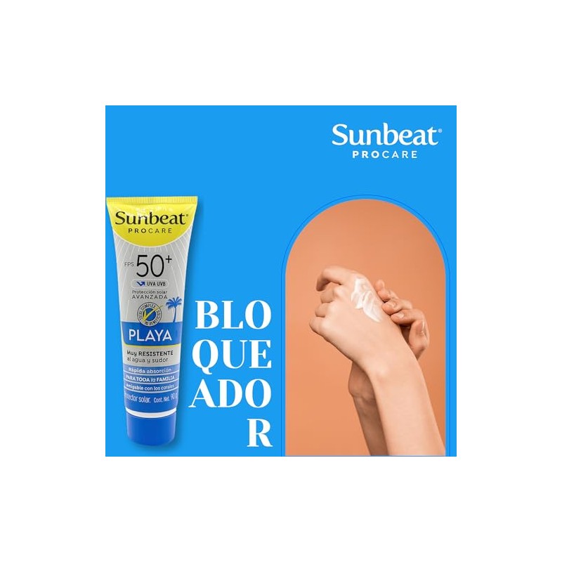 SUNBEAT Sunbeat Procare Playa Bloqueador Solar Fps 50 Resistente Al