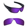 Alphax Plasma Purple Mirrored Polarized Replacement Lenses for Oakley Batwolf