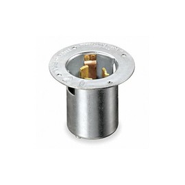 Hubbell CS6375 Locking Inlet, 50 amp, 125/250V, 3 Pole and 4 Wire