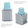 Bathroom Cup Dispenser 3 oz Countertop：Disposable Paper Cup Holders Compact
