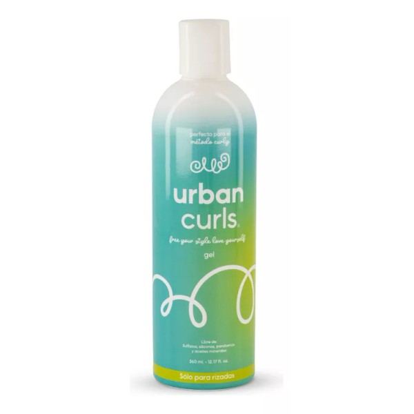 Urban Curls Gel Para Cabello Rizado Urban Curls Hidrata Anti Frizz 360ml