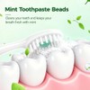 Vzznn 100 Mini Cepillos Dientes Desechables Granel Preencolados Pasta Raspador