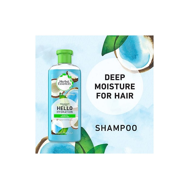 Herbal Essences- Champú y gel de baño Hello Hydration, hidratación